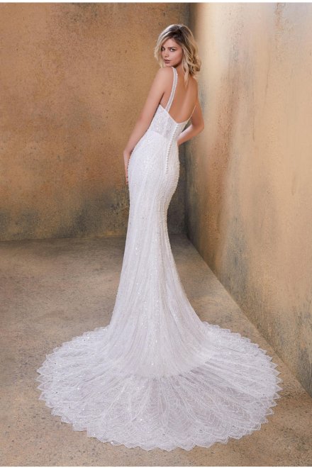 Angelina Faccenda Wedding Gown with Tulle Overskirt