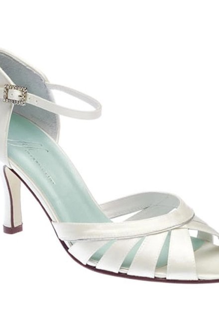 New Fifi by Filippa Scott "Clare" Wedding Bridal Shoes White size 6.5