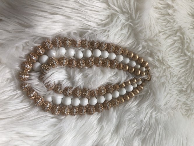 Gold Clutch and White & Gold accessories