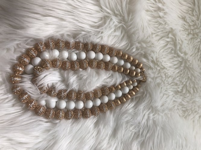 Gold Clutch and White & Gold accessories