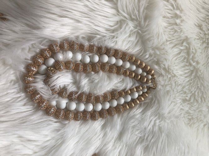 Gold Clutch and White & Gold accessories