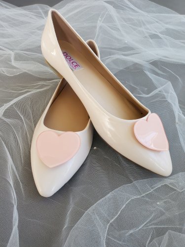 Dolce by Mojo Moxy Heart Ballet Flats Size 8.5