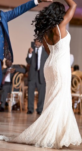 Angelina Faccenda Wedding Gown with Tulle Overskirt